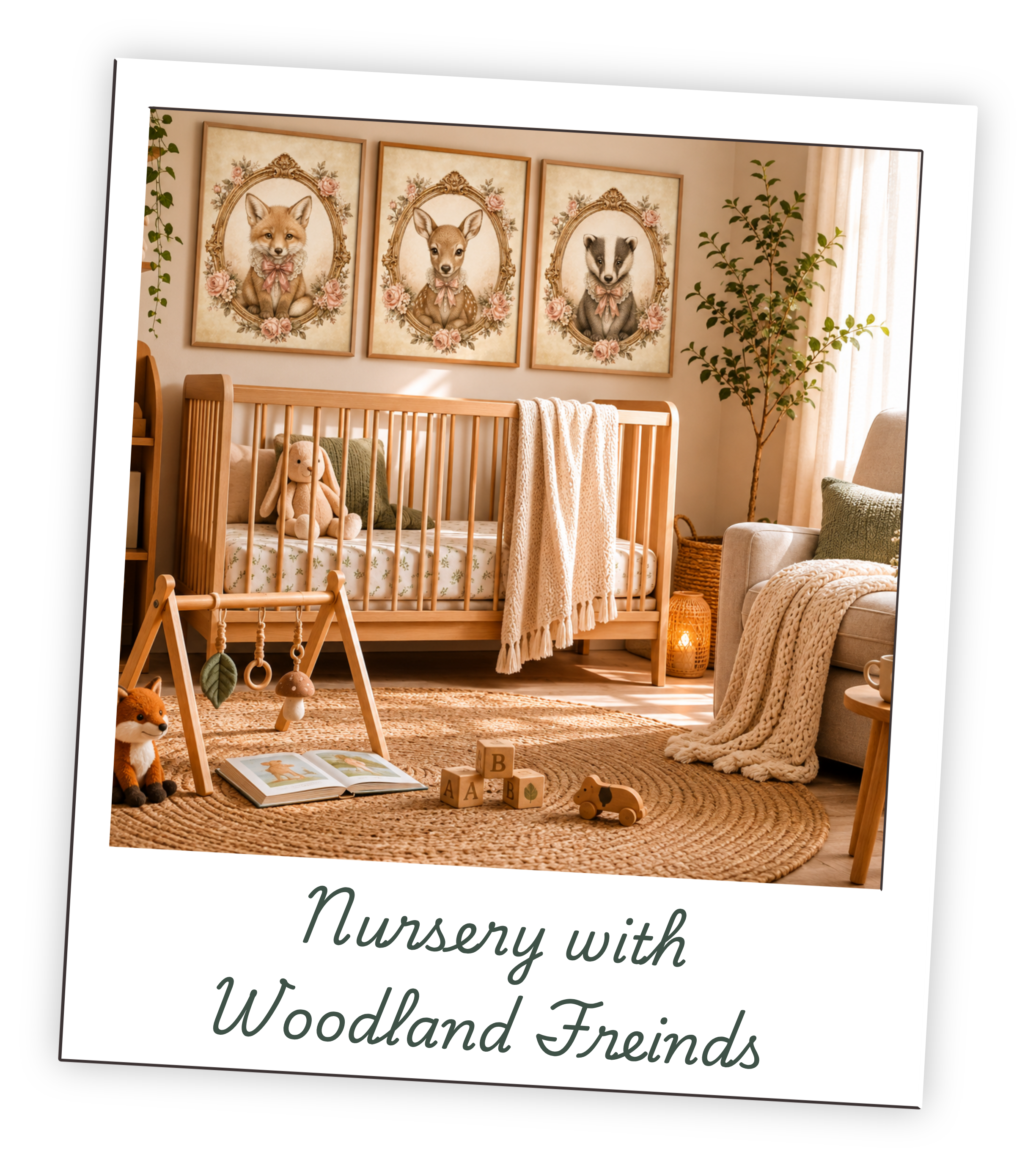 One of the first nursery artworks that inspired Wispy Cloud Studio